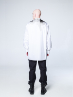 Рубашка "Смородина" с окрашиванием. Бело-черная