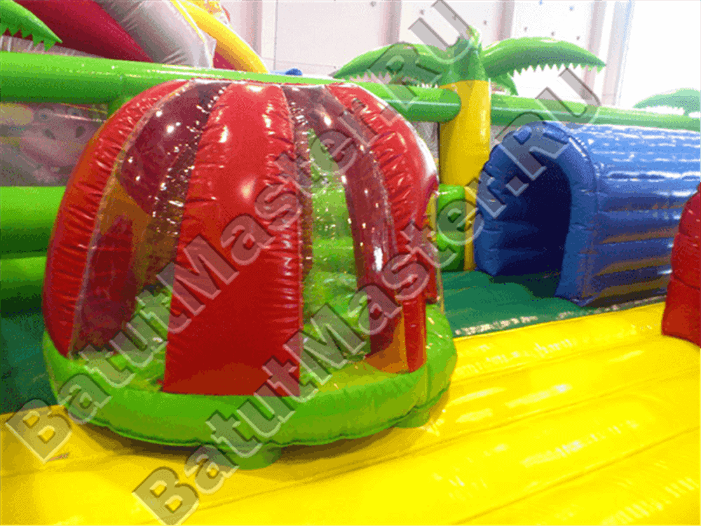 Надувной коммерческий батут "Джунгли"