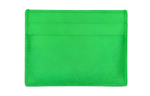 Balenciaga Cash Letter Print Cow Leather Card Holder Card Holder Men"s Green