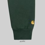  Толстовка мужская Carhartt WIP Hooded Chase Sweatshirt артикул:I033661_sycamore - купить в магазине Дайс