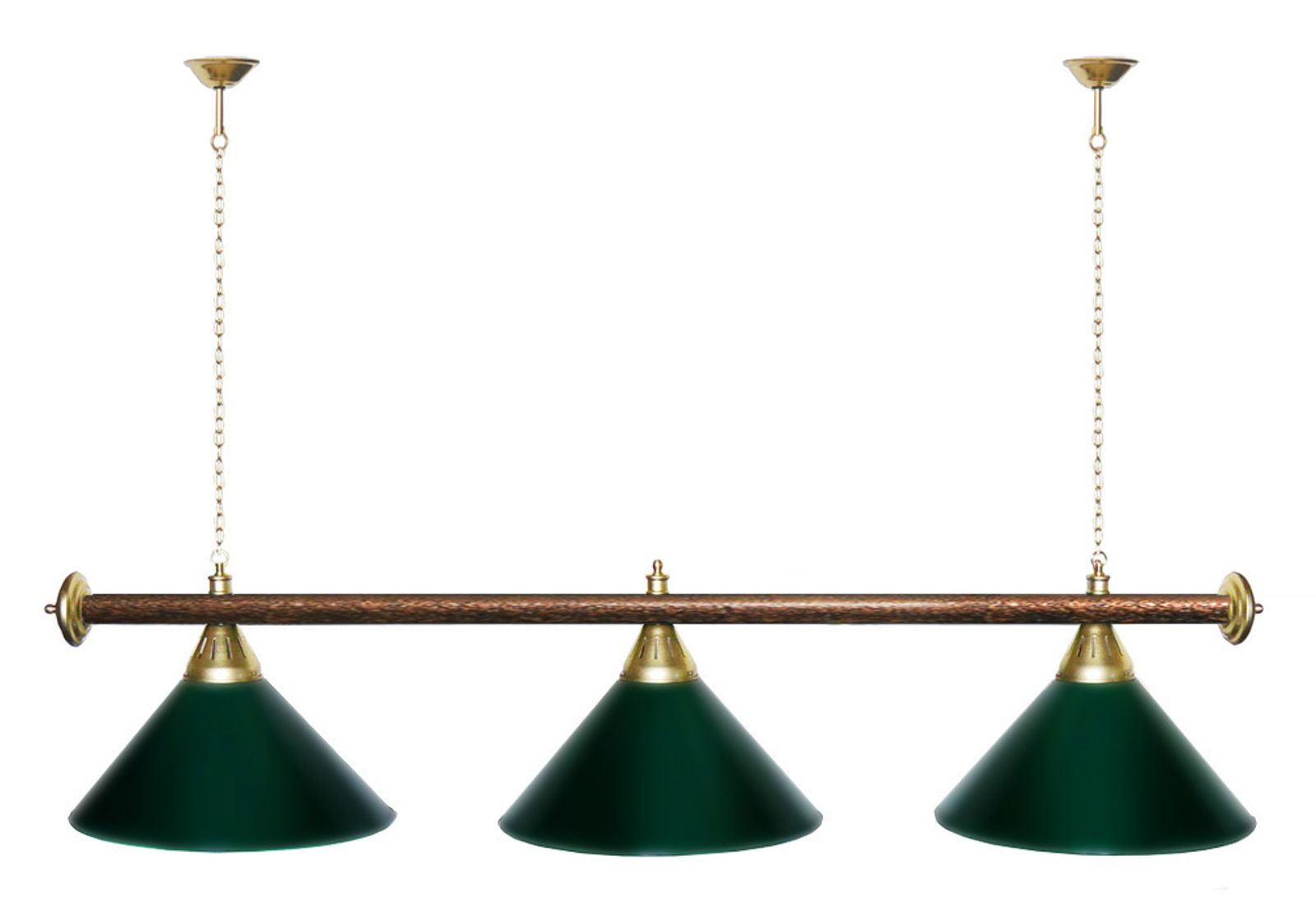 Лампа STARTBILLIARDS 3 пл. (плафоны золотые,штанга золотая,фурнитура золото) фото №65