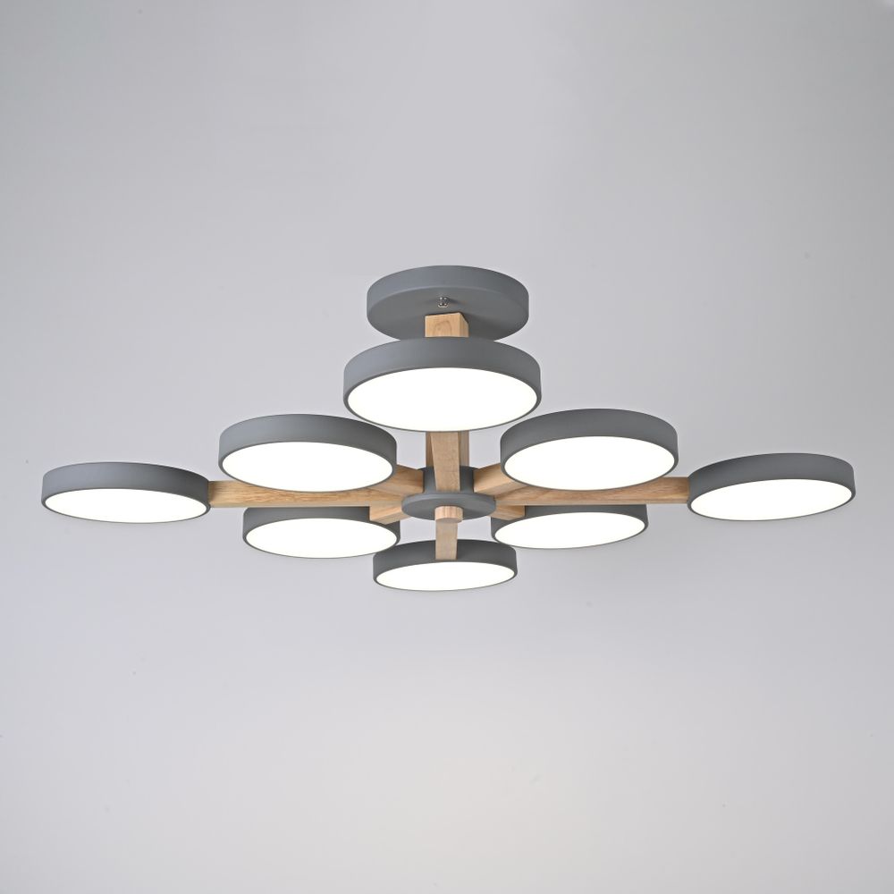 Потолочная Люстра Turna L8 Grey By Imperiumloft