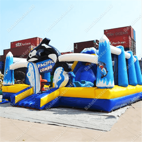 Коммерческий надувной батут "Океан"