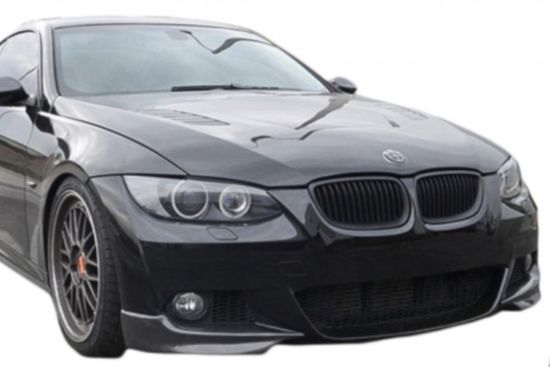 Юбка на передний бампер V.1 для BMW 3 E92 E93 2006-2010 M-Tech