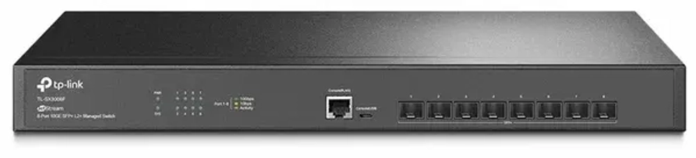 Сетевое оборудование TP-Link TL-SX3008F Управляемый коммутатор JetStream уровня 2+ с 8 портами SFP+