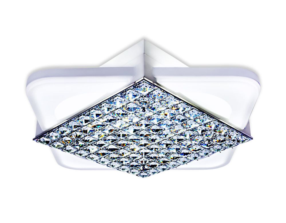 Ambrella Управляемый светодиодный светильник с хрусталем Ice FA124
