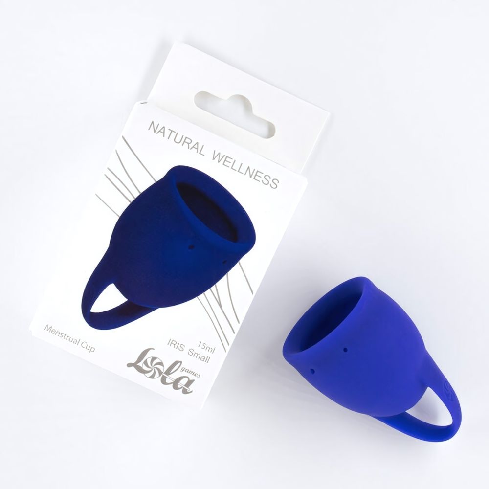Менструальная чаша Natural Wellness Iris 15 ml blue (Цвет: синий)