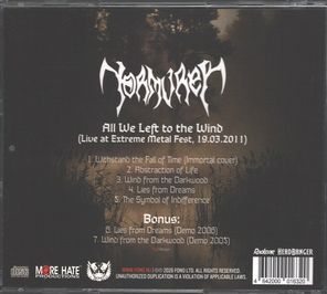 Torturer / All We Left to the Wind (CD)