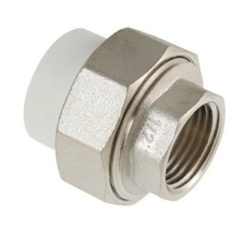 Муфта комбинированная разъемная Valtec 20х1/2" ВР с внутренней резьбой полипропилен. VTp.762.0.02004