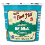 Bob's Red Mill, Органическая овсянка с семенами льна и чиа, 1,8 унц. (51 г)