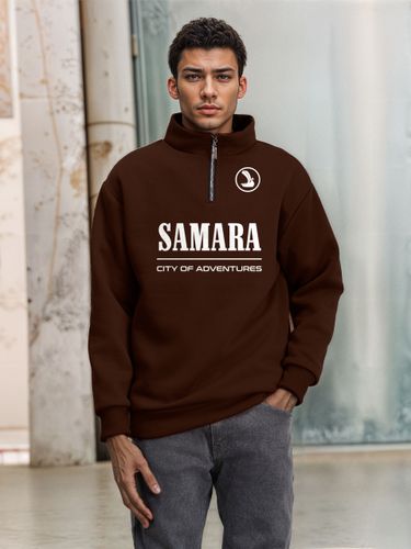 Толстовка мужская с зип-воротником 