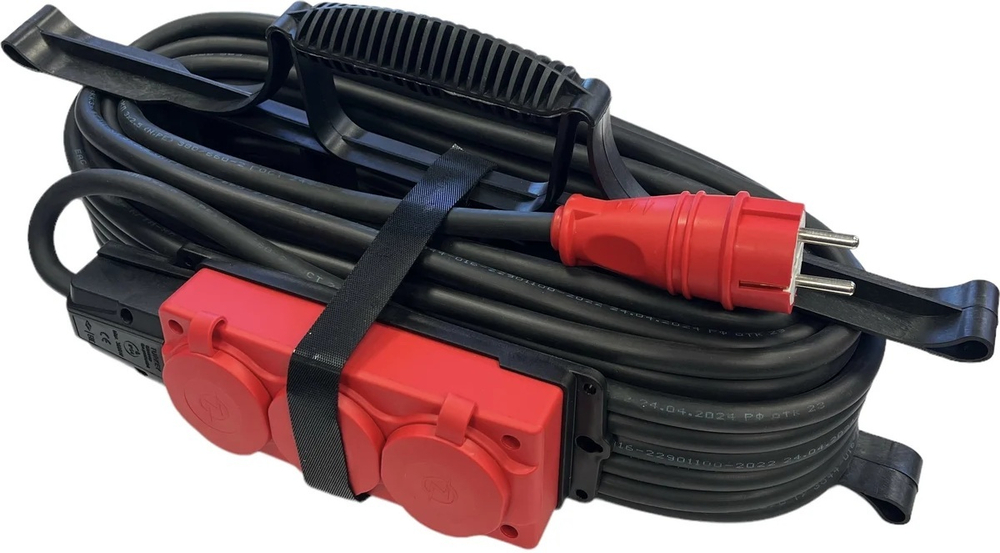 Удлинитель силовой iTOK i-CONNECT-COLOR-SUR-KG-325-3-54-30-RED