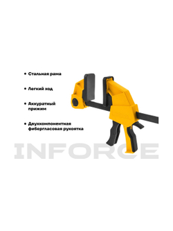 Быстрозажимная струбцина 90х150 мм Inforce 06-03-21