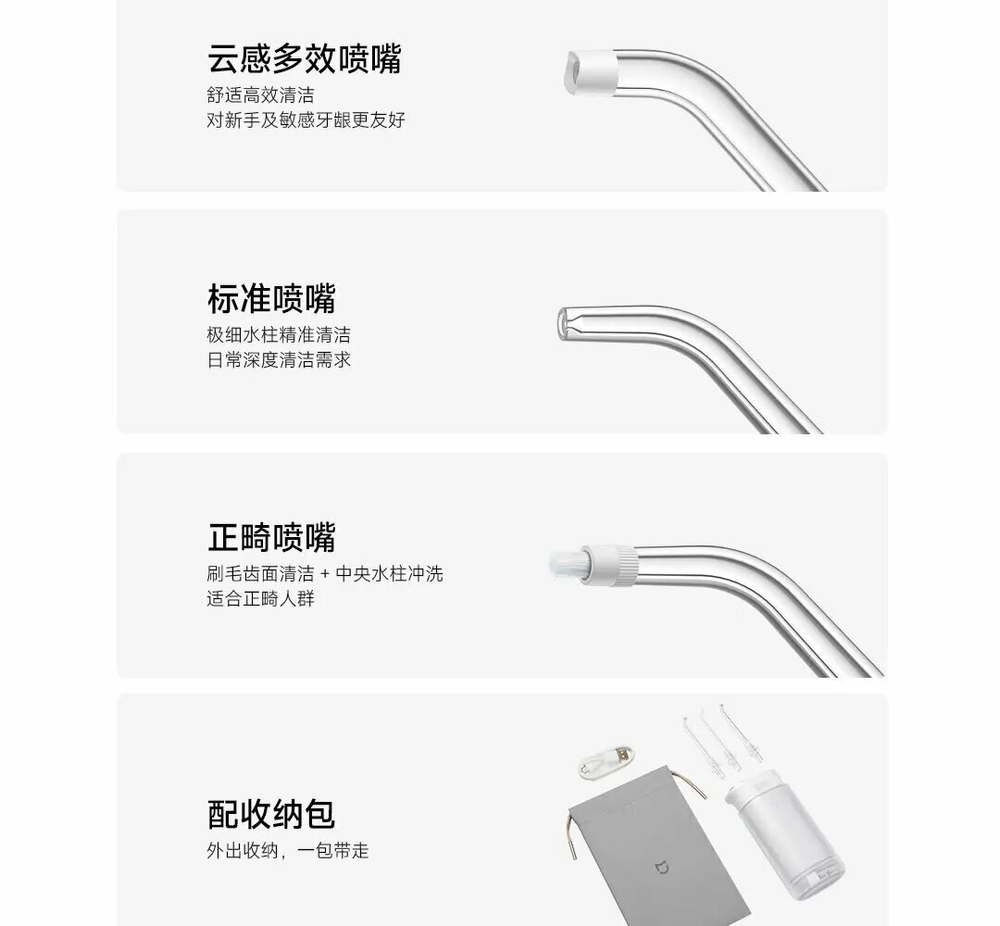Ирригатор Xiaomi Mijia F400, Светло-зеленый