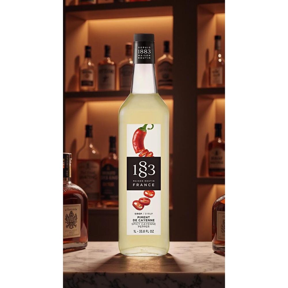 Сироп Перец кайенский острый 1л 1883 Maison Routin