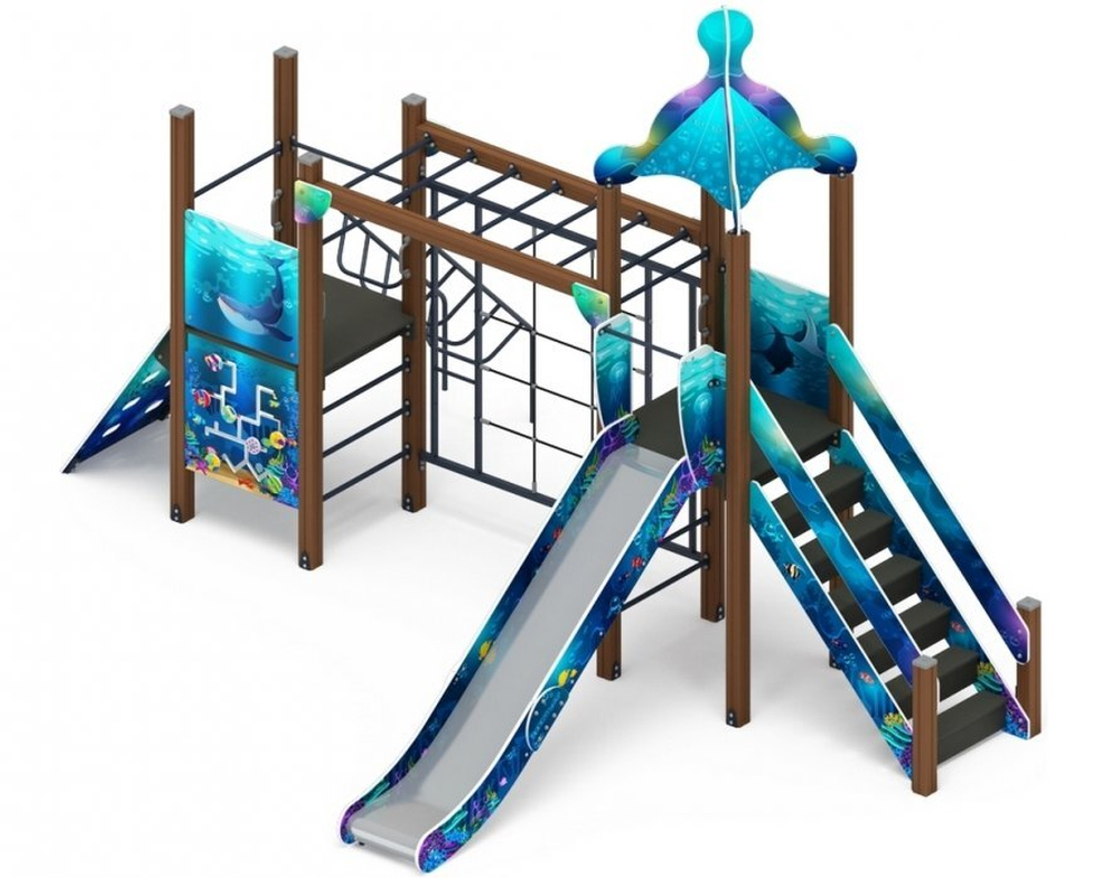 Детский игровой комплекс Морской ДИК 2.17.09-01 H=1500