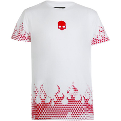 Футболка для мальчика теннисная Hydrogen Hot Tee Kids - white/red