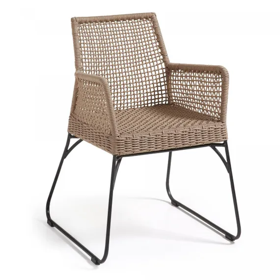 Плетеный стул Novak бежевый