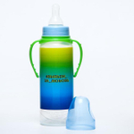 5399488 Бутылочка для кормления «Выпьем за любовь» 250 мл цилиндр, с ручками