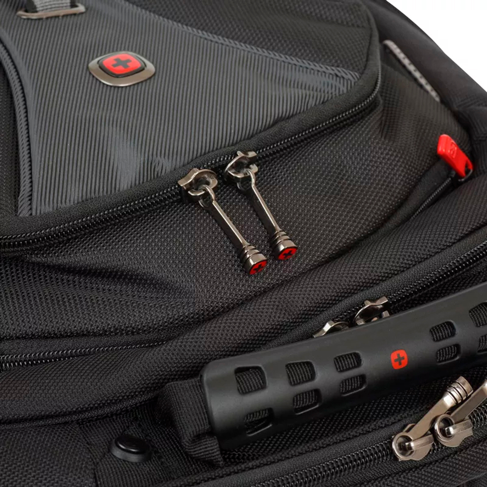 Рюкзак Wenger 16'', черный/серый, 35x25x45 см, 21 л