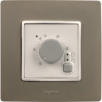 Терморегулятор для тёплого пола с внешним датчиком в комплекте 16А 230В - белый ETIKA Legrand