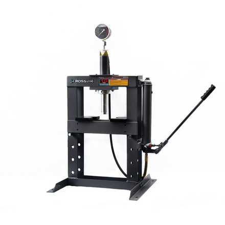 Пресс гидравлический 10 тонн, настольный, цвет серый RAL 7016 ROSSVIK