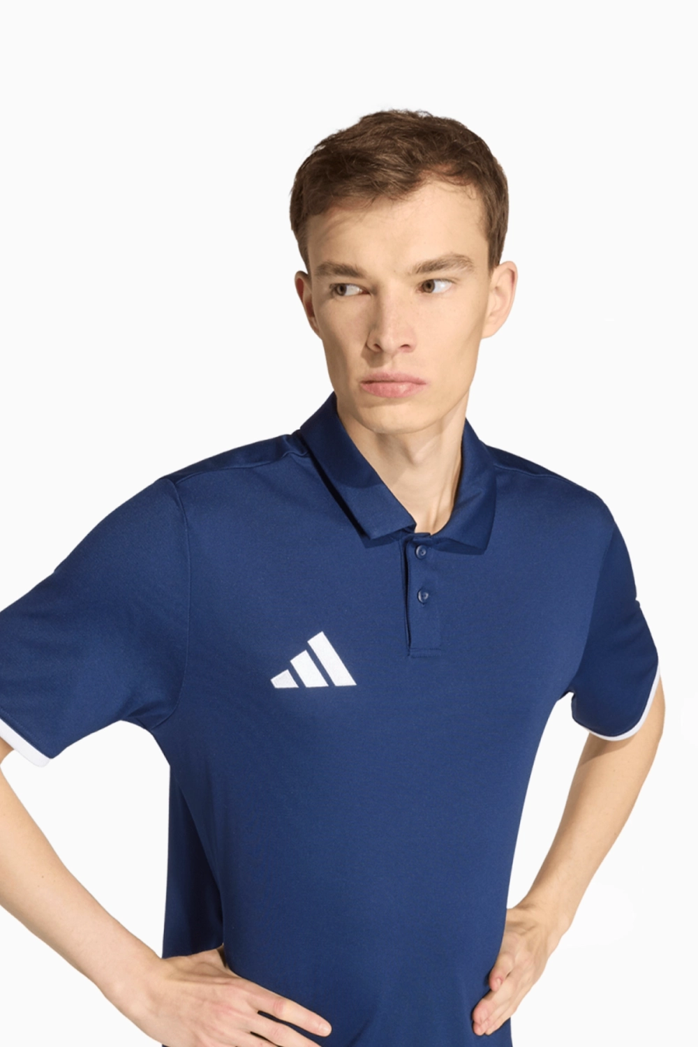 Футболка adidas Entrada 26 Polo - темно-синий