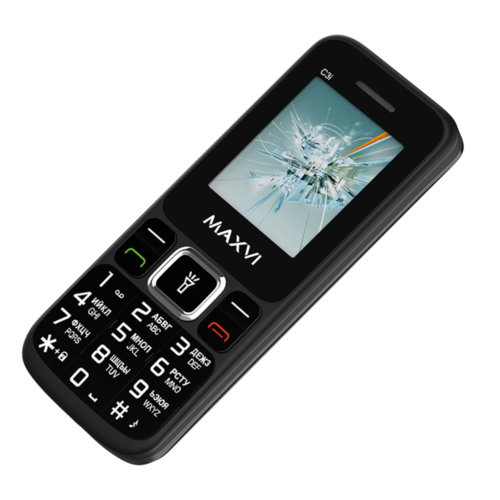 телефон Maxvi C3I Black