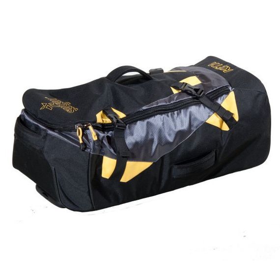 Сумка на 2-х колесах Baribal Кета Чёрно-жёлтая 81 л 75*36*30