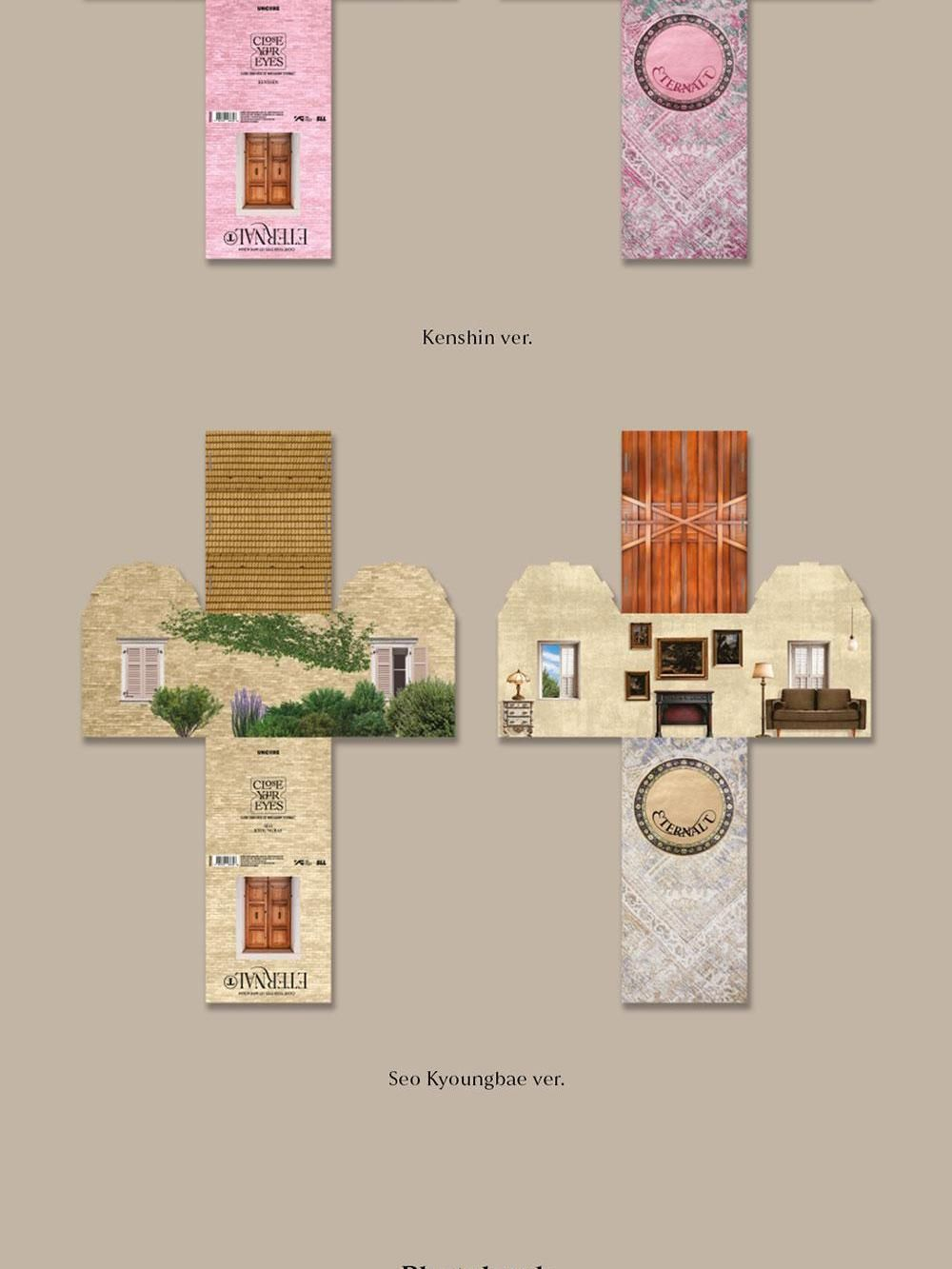 Альбом CLOSE YOUR EYES - ETERNALT 1st Mini Album JEWEL 8 Version SET