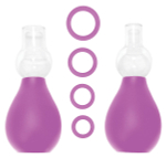 Фиолетовый набор для стимуляции груди