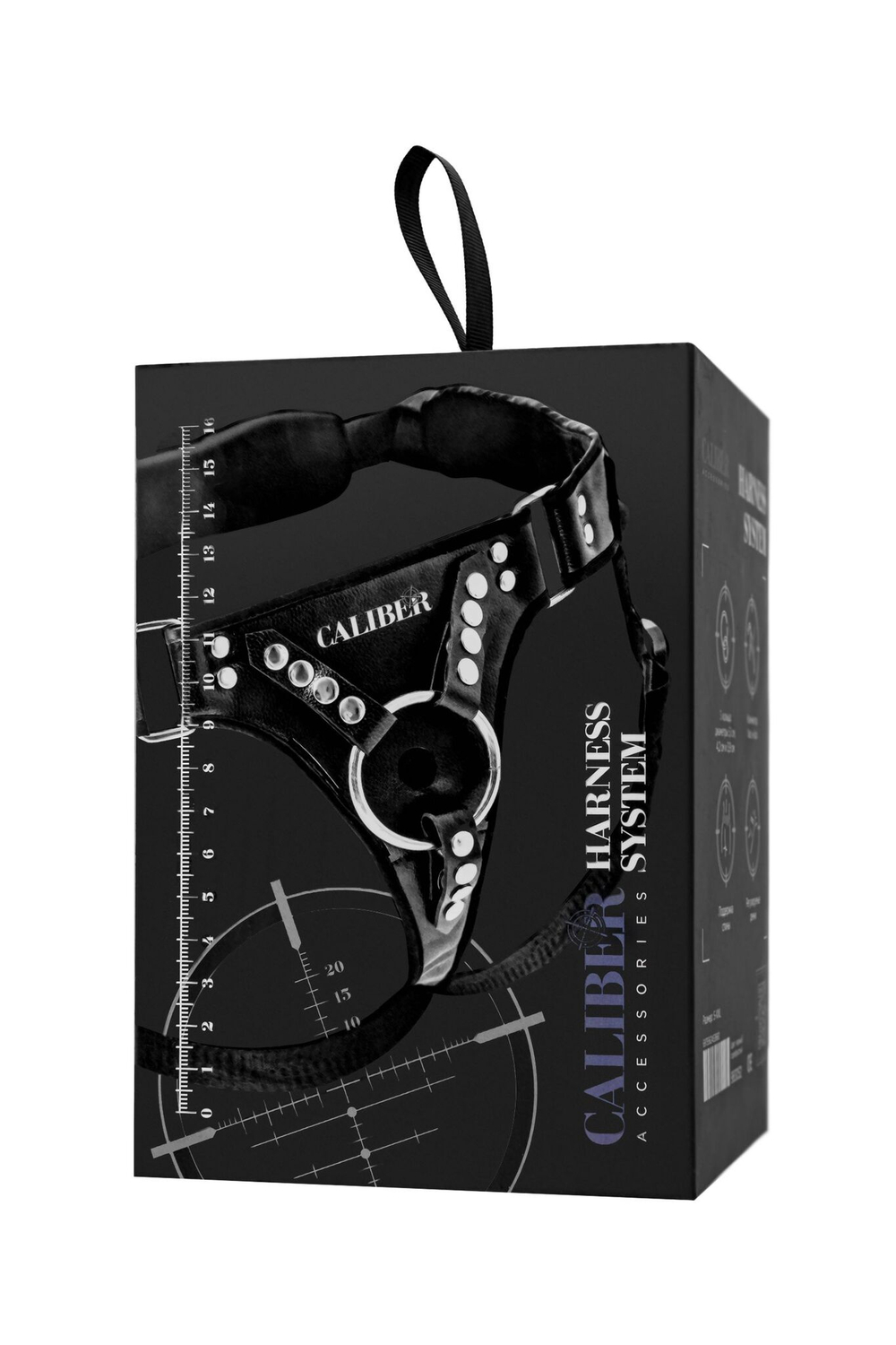 Черные трусики для страпона RealStick CALIBER
