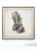 Картина на натуральном холсте "Весенний прованс" 35*35 см