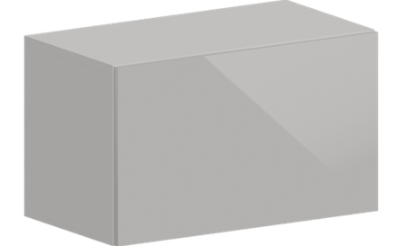 Кухня Модуль ШВГ 600 Графит / Белый Софт