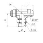 Штуцер FRTA JIC 3/4" UNF3/4"