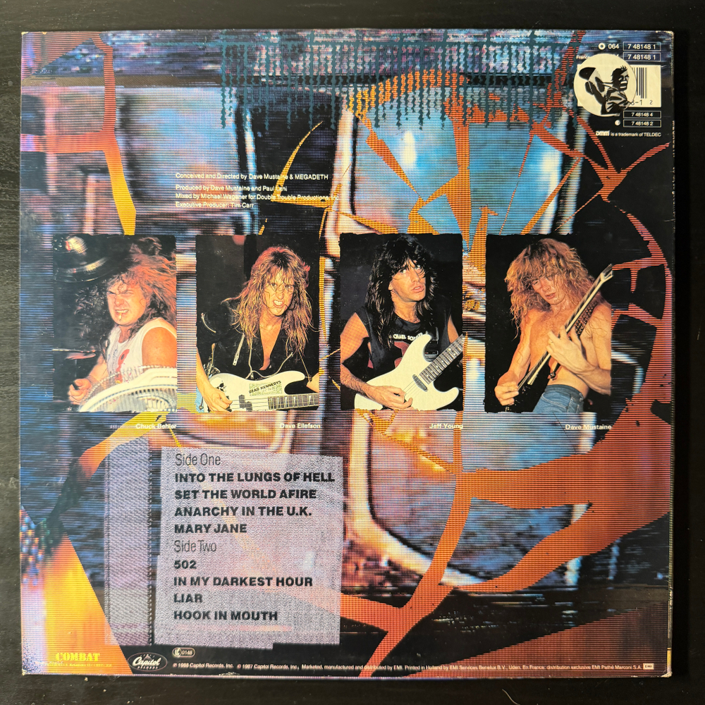 Megadeth - So Far, So Good... So What! (Европа 1988г.)