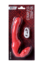 Безремневой страпон Toyfa Black&Red красный 35 см