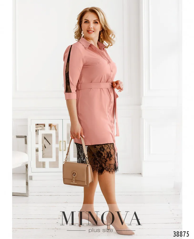 Платье 8625-пудра Minova