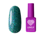 Гель-лак со светоотражающими частицами Lovely, коллекция "Jewel" Malachite, 7 ml