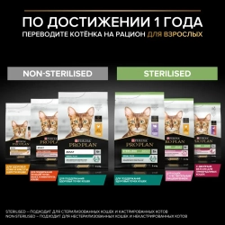 Pro plan healthy start сухой корм для котят, беременных и кормящих кошек, с курицей - 400 + 400 г в подарок