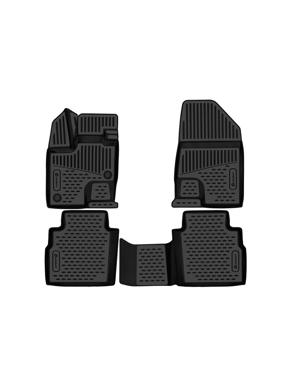Коврики в салон для HAVAL F7 2024 - 4шт. (полиуретан) ELEMENT3DAN0715210K