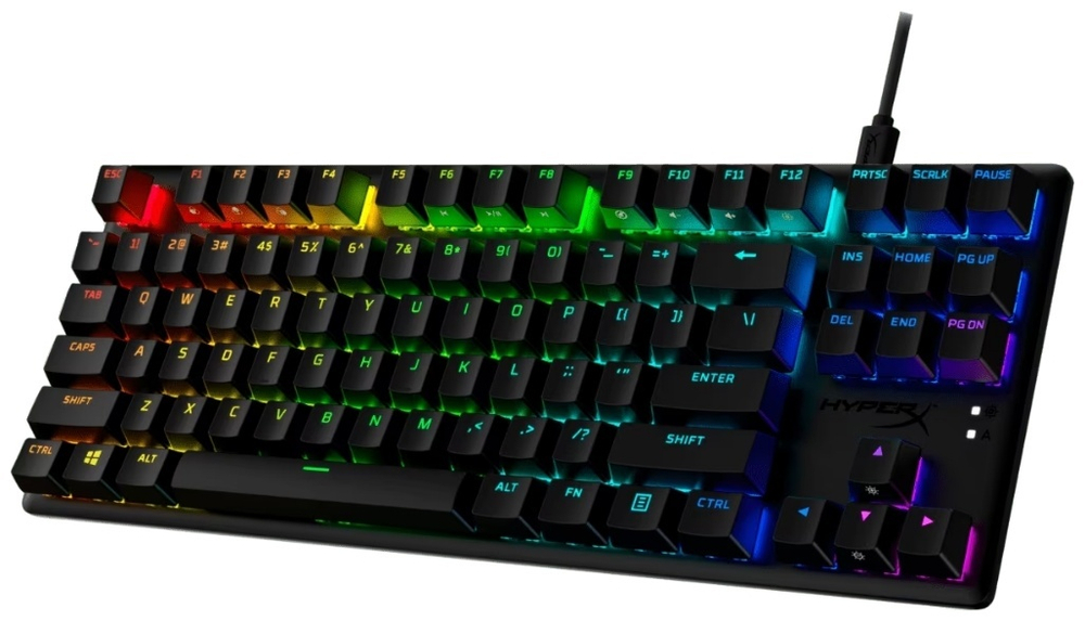 Клавиатура HyperX Alloy Origins Core PBT HX Red TKL 639N7AA#ABA черный