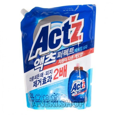 Средство для стирки белья с содой 2,2 л Pigeon ActZ (мягкая упаковка)