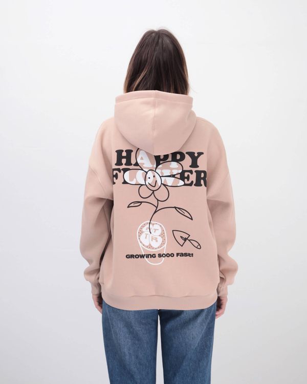 Худи NTTR Happy Flower Бежевый - фото 2