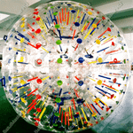 Светящийся зорб "Магический шар" ПВХ, усиленные сиденья, диаметр 2.8 м