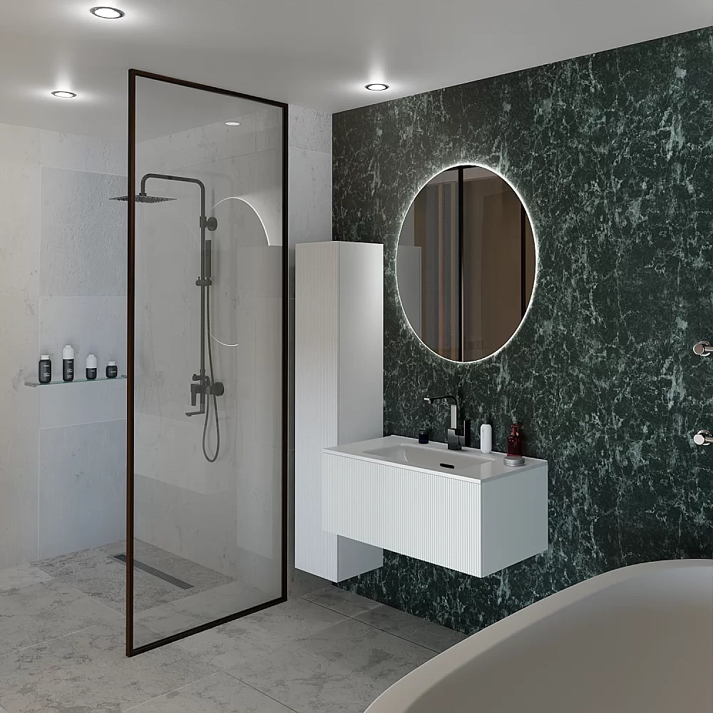 Тумба с раковиной LA FENICE TERRA Bianca 60 белая