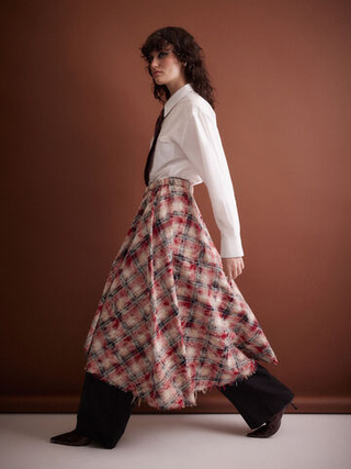 Юбка-килт Grunge, красная