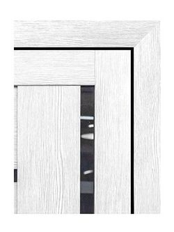 Тренд Т-3 Әйнегі бар бөлмеаралық есігі ақ сағызқарағай