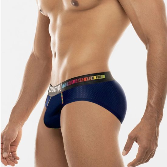 Мужские трусы брифы темно-синие PUMP! MP292-16