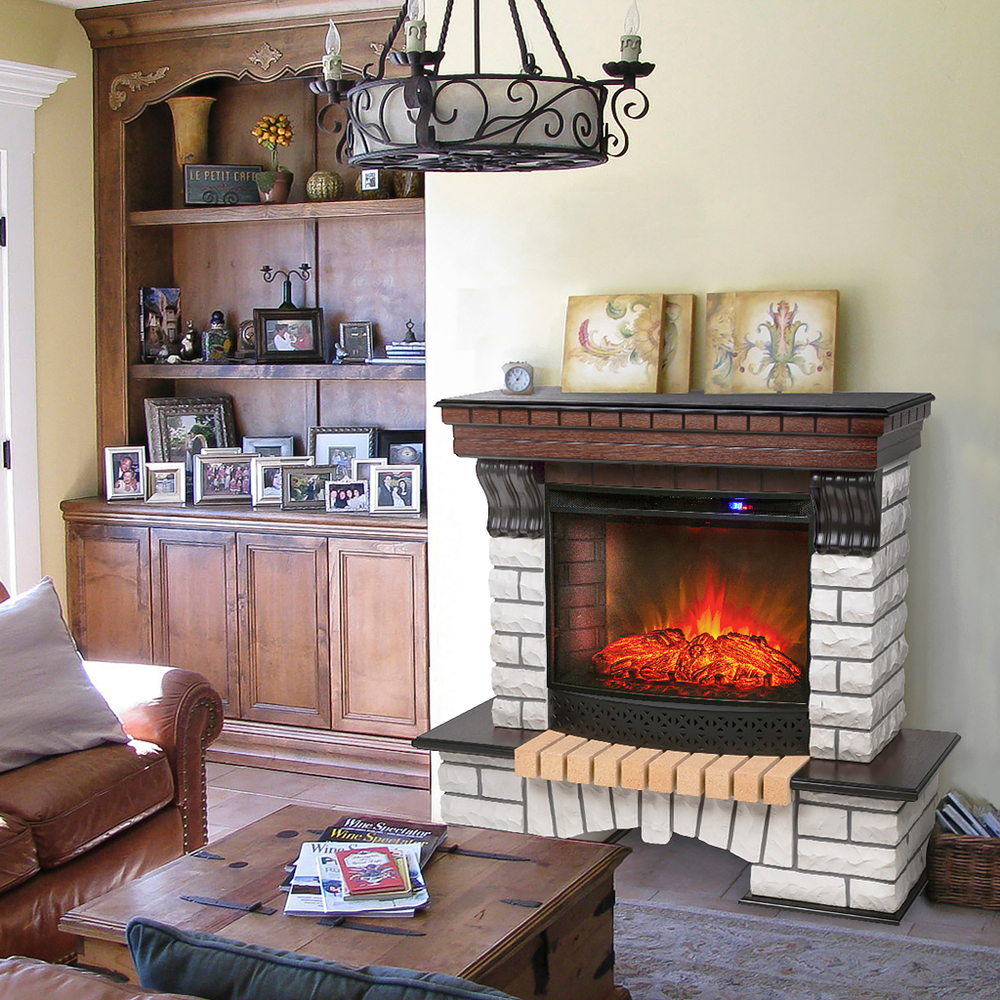 Каминокомплект Real Flame Country 25/25,5 AO с очагом Evrika 25,5